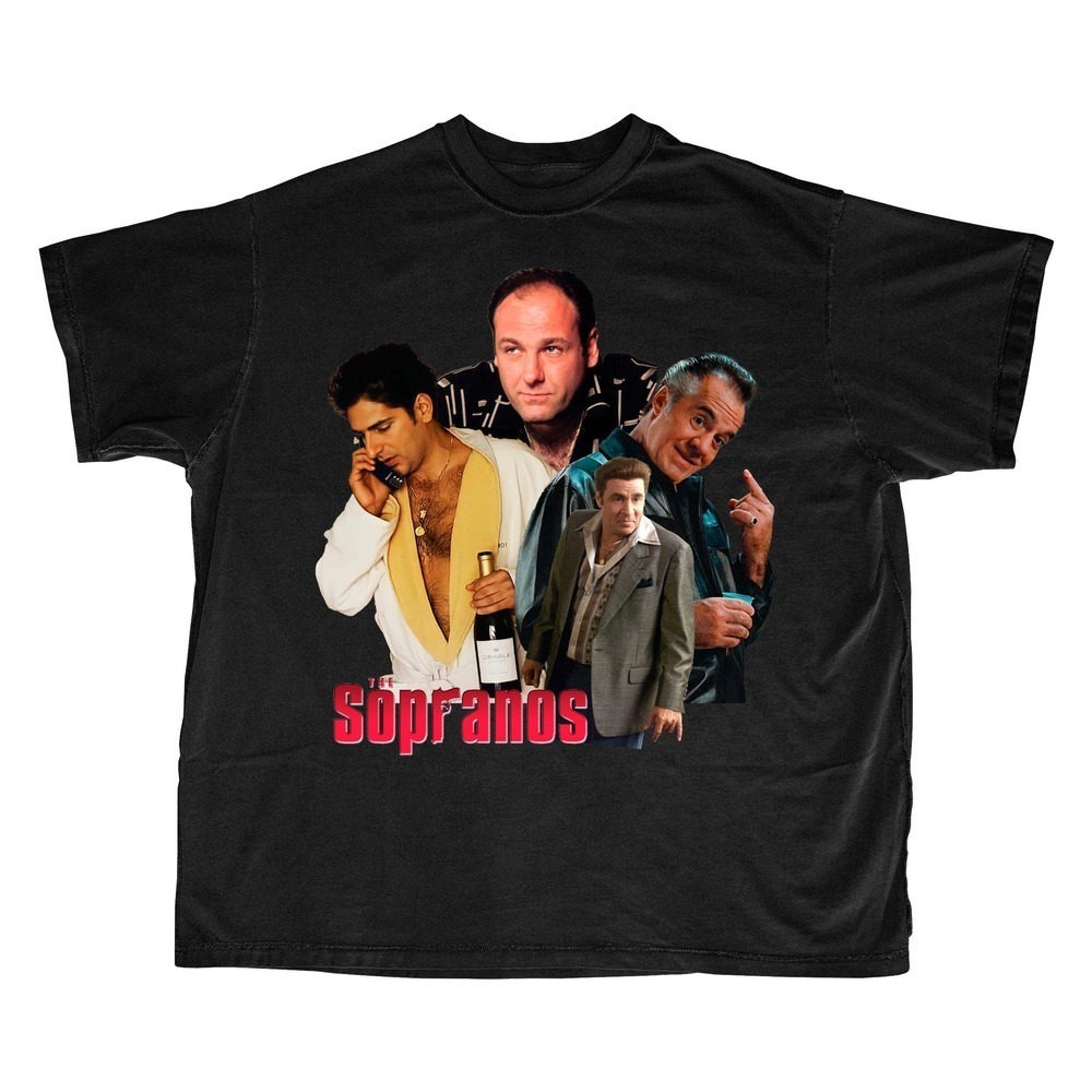 The Sopranos Tshirt Tony Soprano Vintage Style Shirt